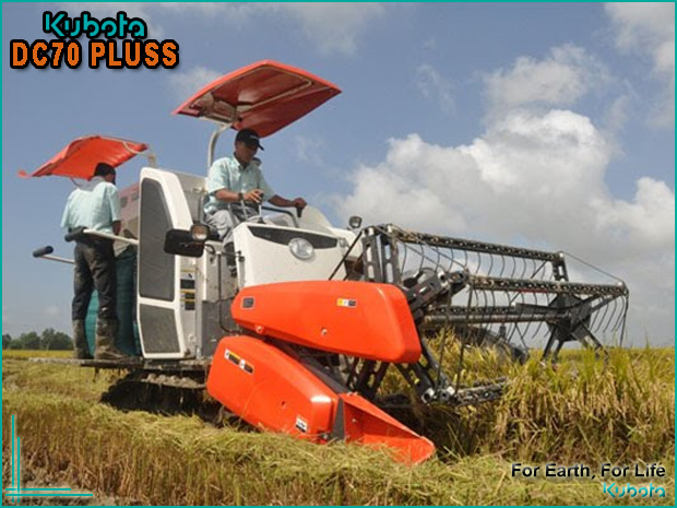Hệ thống máy gặt đập liên hợp trong nông nghiệp hiện nay