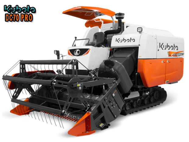 Máy gặt liên hợp Kubota DC70 Pro