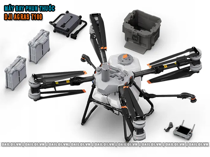 Máy bay phun thuốc DJI T100
