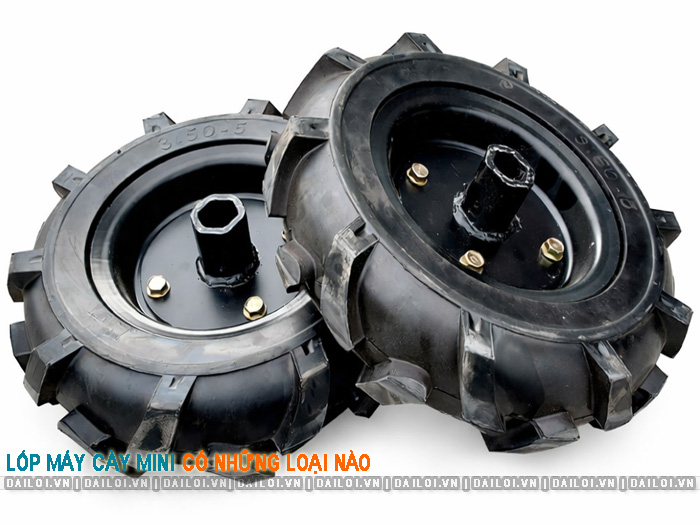 Lốp máy cày mini có những loại nào và dùng cho máy gì