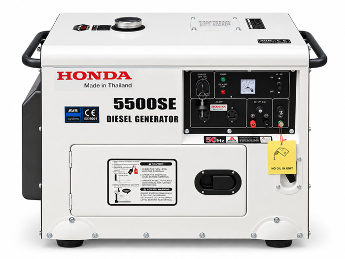 Máy phát điện Honda HD5500SE 3kW chạy dầu
