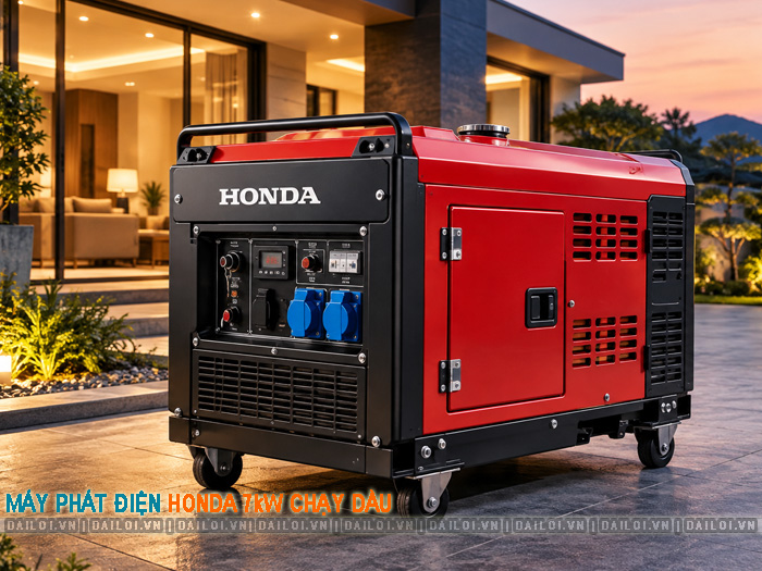 Máy phát điện Honda 7kW chạy dầu giá bao nhiêu?