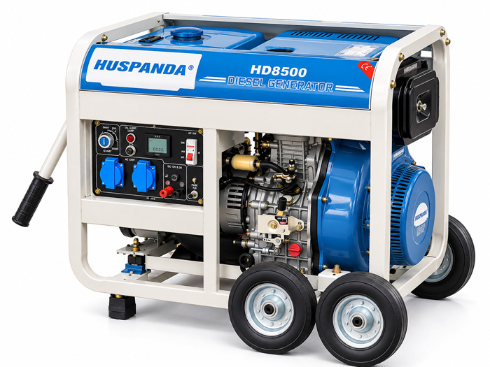 Máy phát điện Huspanda HD8500 7kW chạy dầu