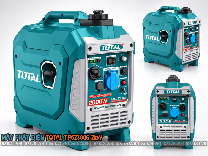 Máy phát điện Total TP523006 2kW