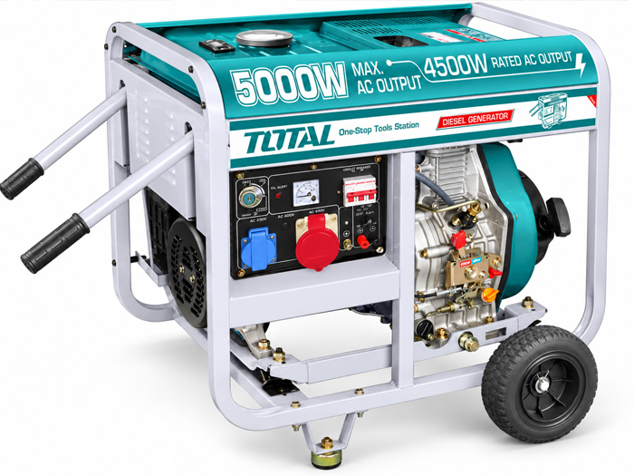 Máy phát điện Total TP450003 5kW chạy dầu