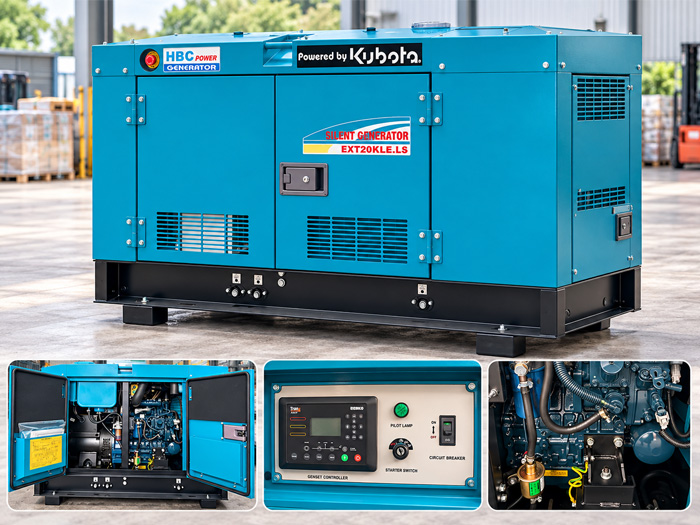 Máy phát điện Kubota EXT20KLE 17kVA